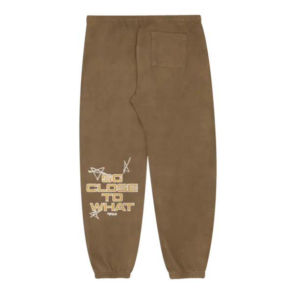 Stars Brown sweatpants back